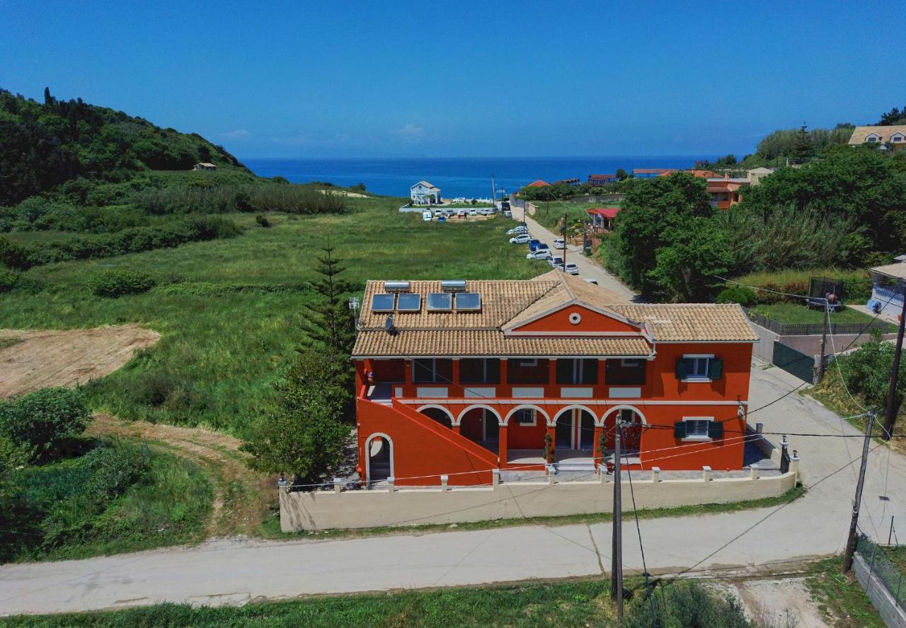 Logas Beach Studios Peroulades  Eksteriør billede